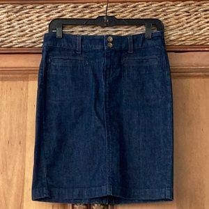 🦋NWOT Banana RepublicSo Fun Size 26 R Awesome Denim Skirt Wardrobe Must Have🦋